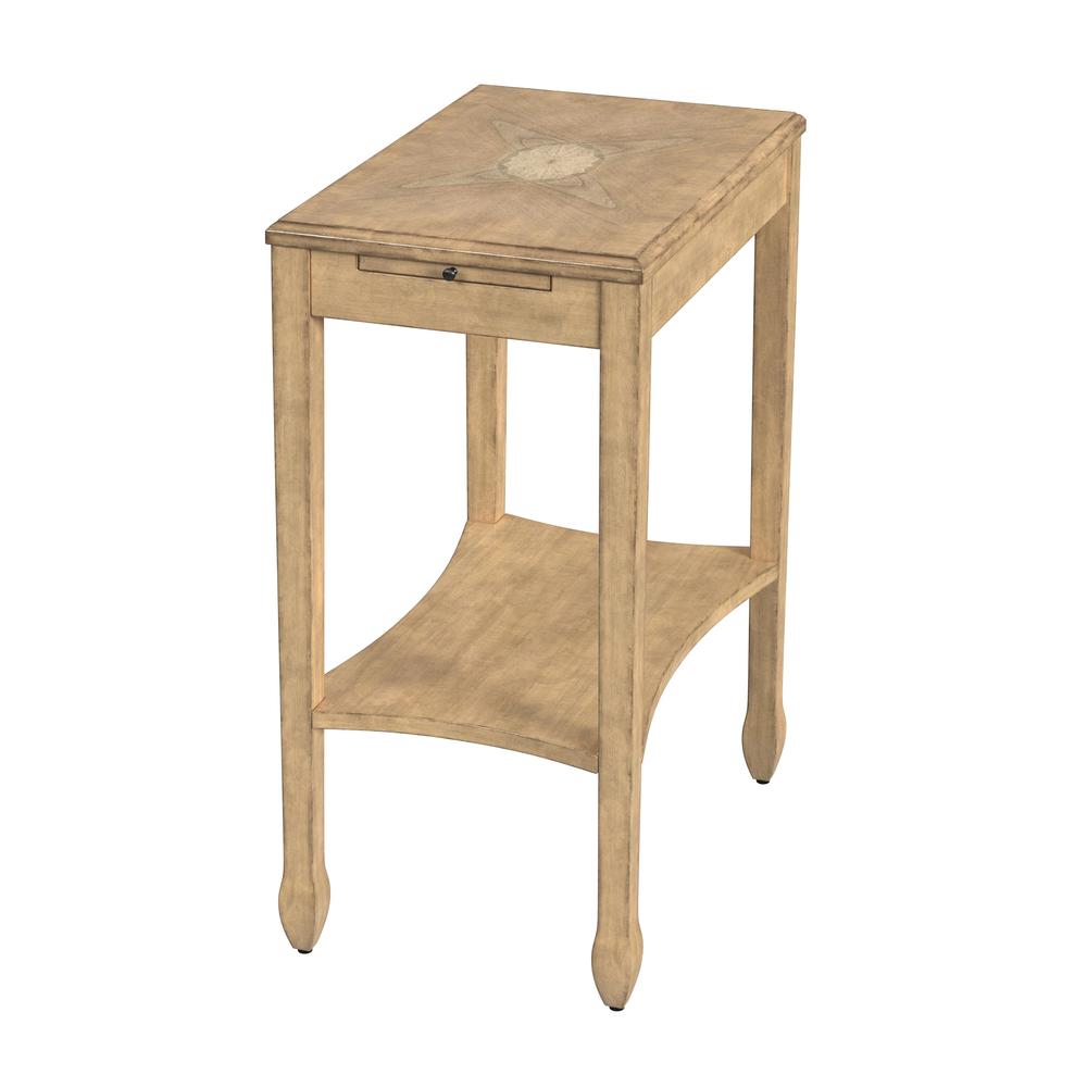 Company Gilbert End Table, Beige. Picture 1
