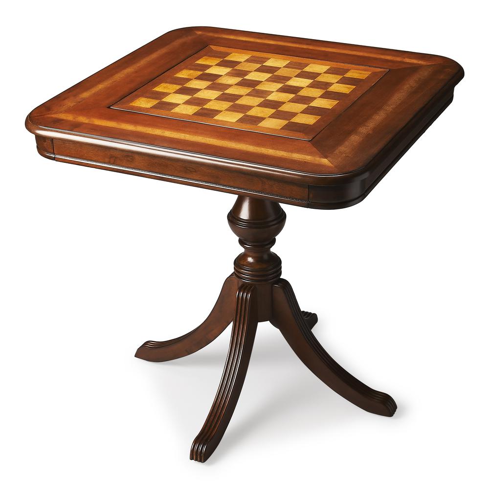 Company Morphy Game Table, Medium Brown. Picture 1