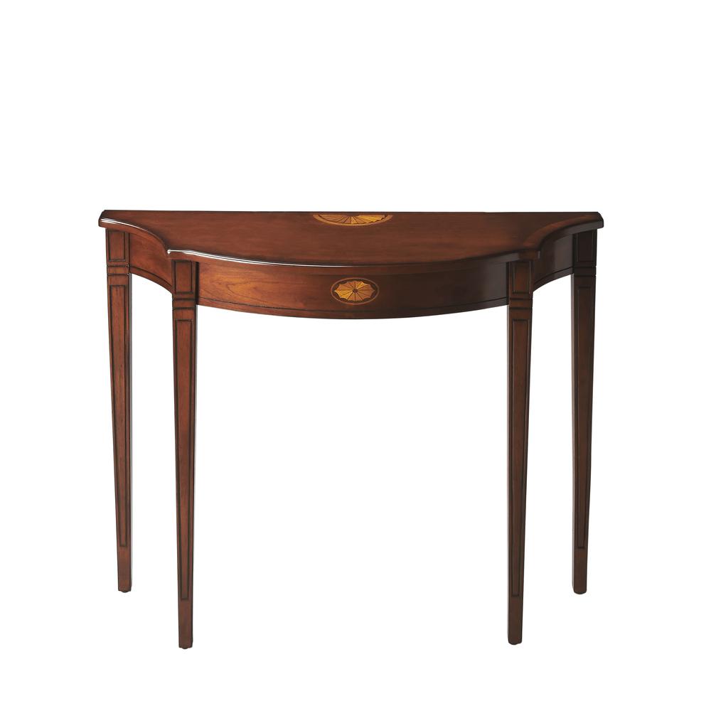 Company Chester Console Table, Medium Brown. Picture 1