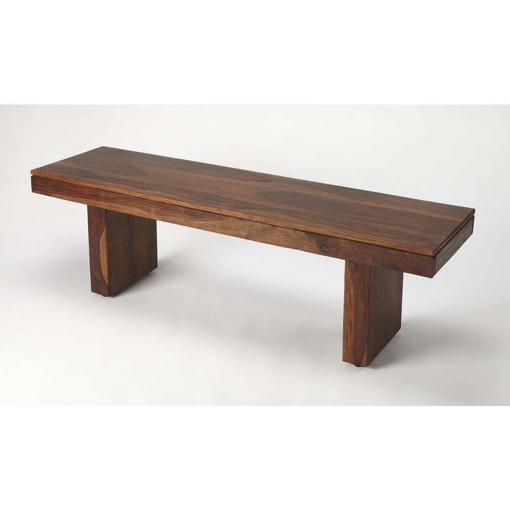 Hewett Solid Wood Bench. Picture 1