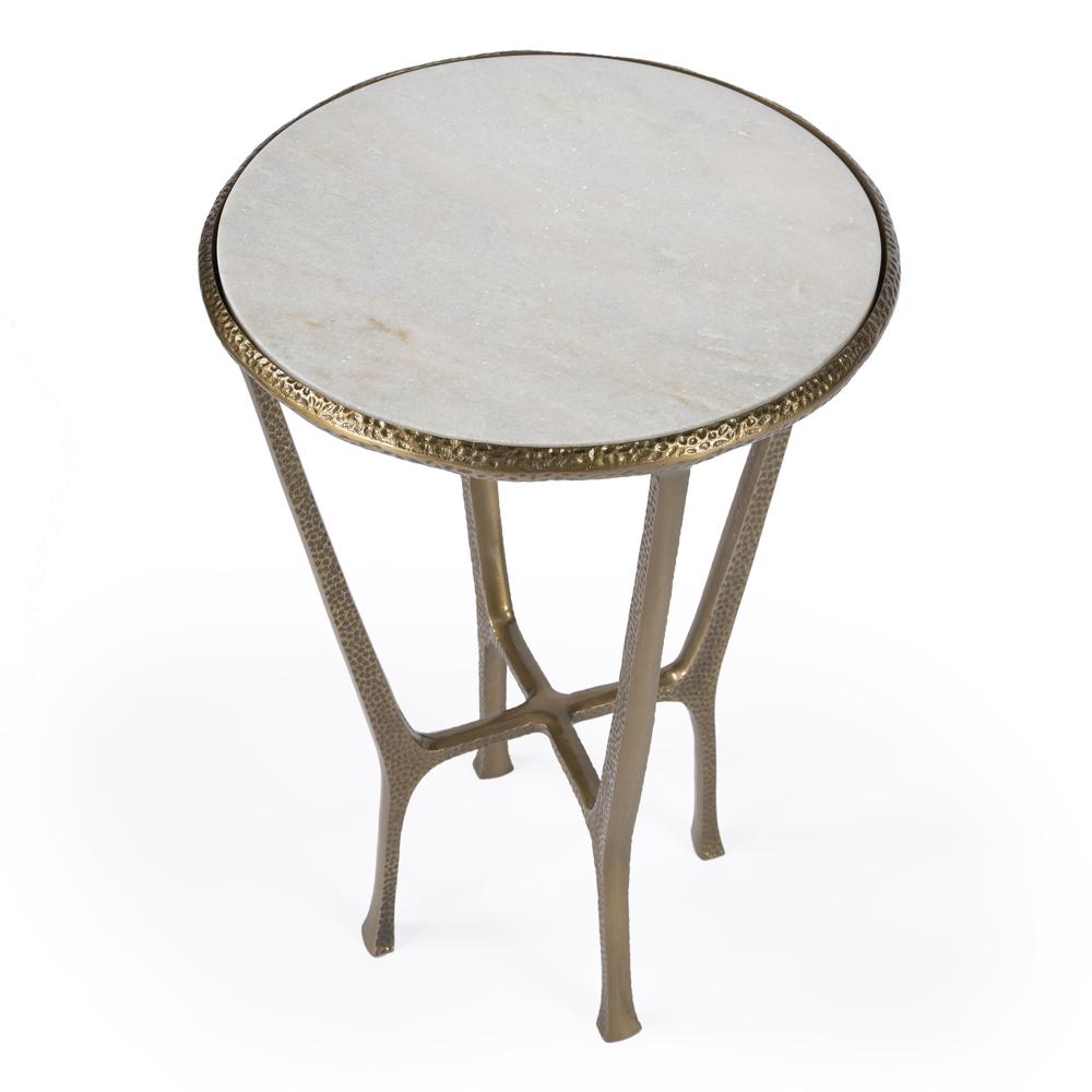 Company Switlania Marble Side Table, Gold. Picture 2