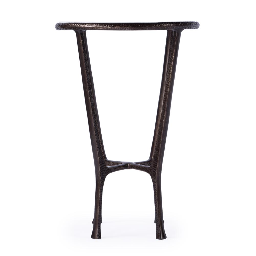 Company Switlania Outdoor Marble Side Table, Bronze. Picture 3