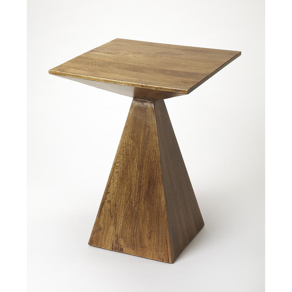 Company Titus Modern Wood End Table, Light Brown. Picture 1
