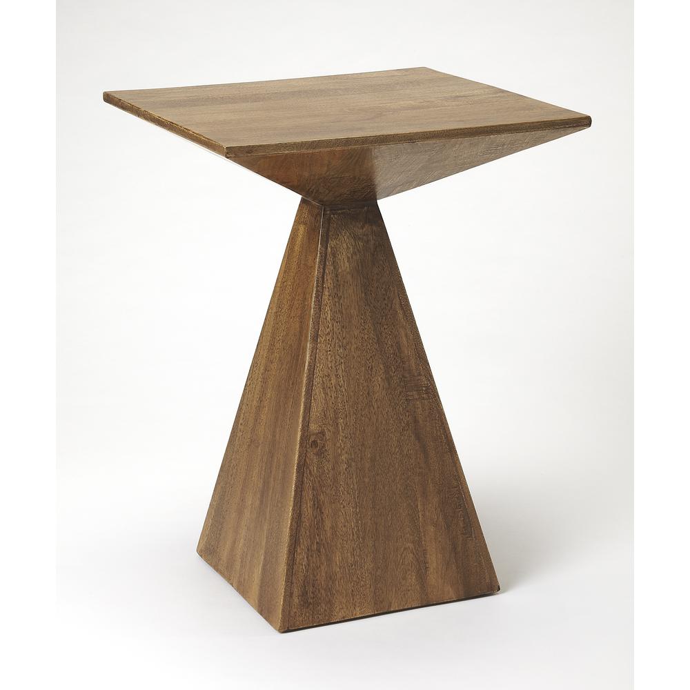 Company Titus Modern Wood End Table, Light Brown. Picture 3