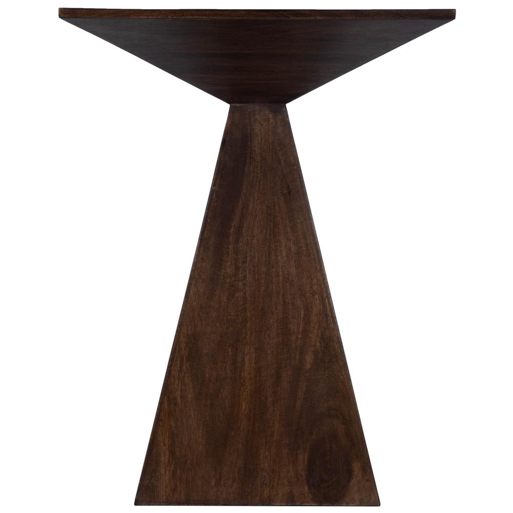 Company Titus Modern End Table, Dark Brown. Picture 2