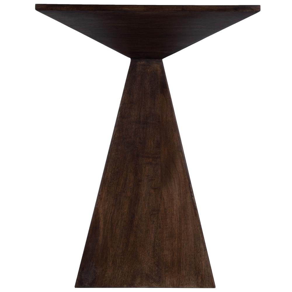 Company Titus Modern End Table, Dark Brown. Picture 3