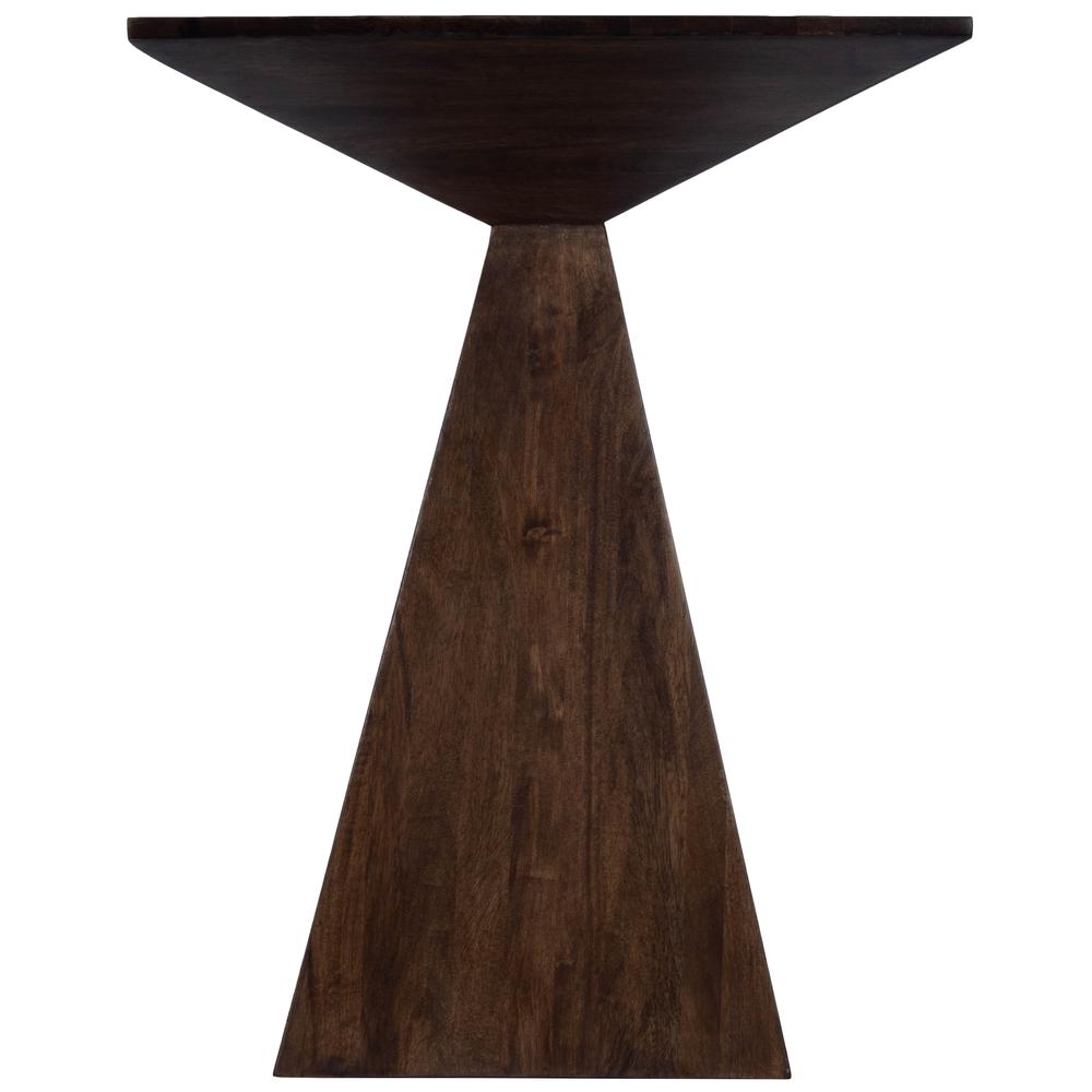Company Titus Modern End Table, Dark Brown. Picture 4