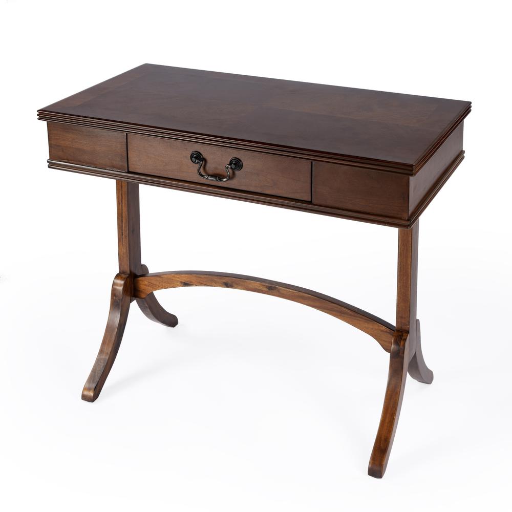 Butler Alta Cherry Brown 1 Drawer Writing Desk. The main picture.