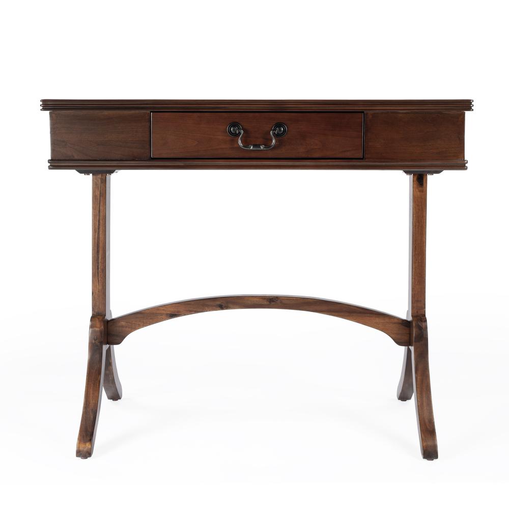 Butler Alta Cherry Brown 1 Drawer Writing Desk. Picture 3