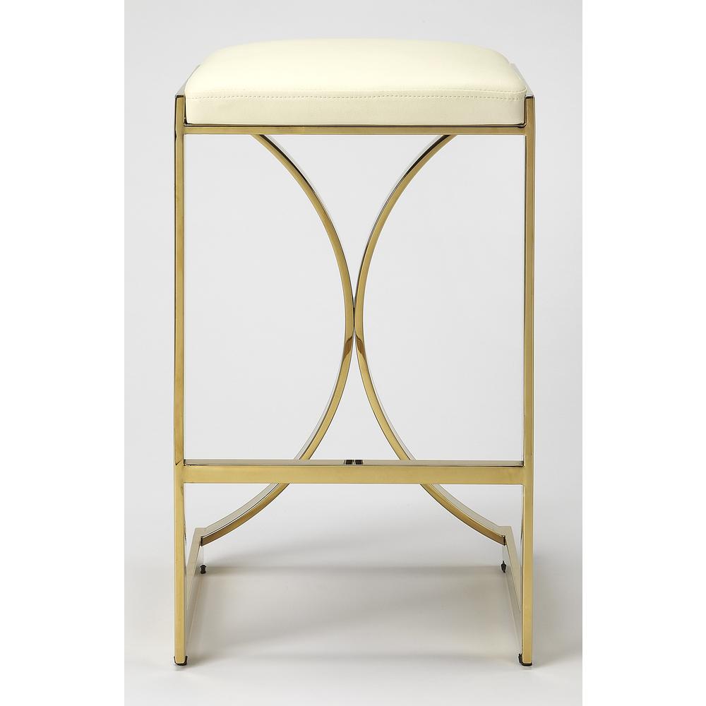 Butler Natalya Gold Counter Stool. Picture 3
