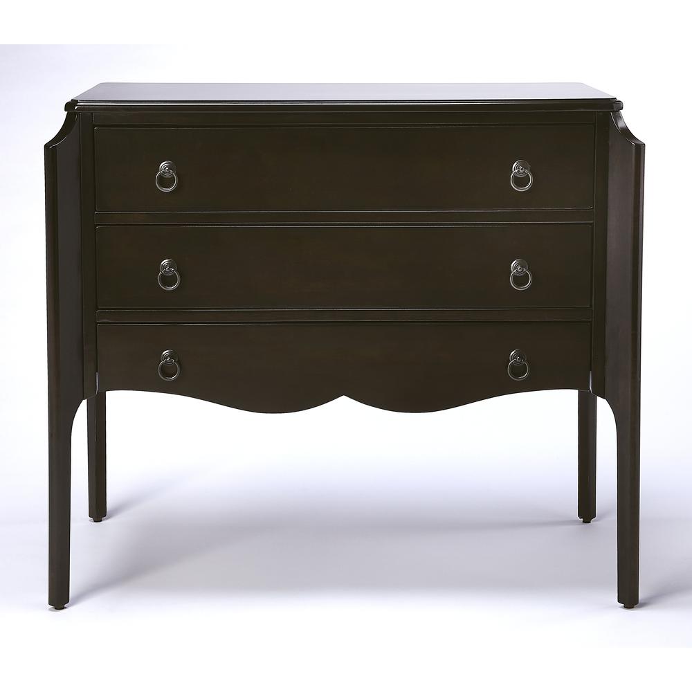 Company Wilshire 3 Drawer Chest, Dark Brown. Picture 3