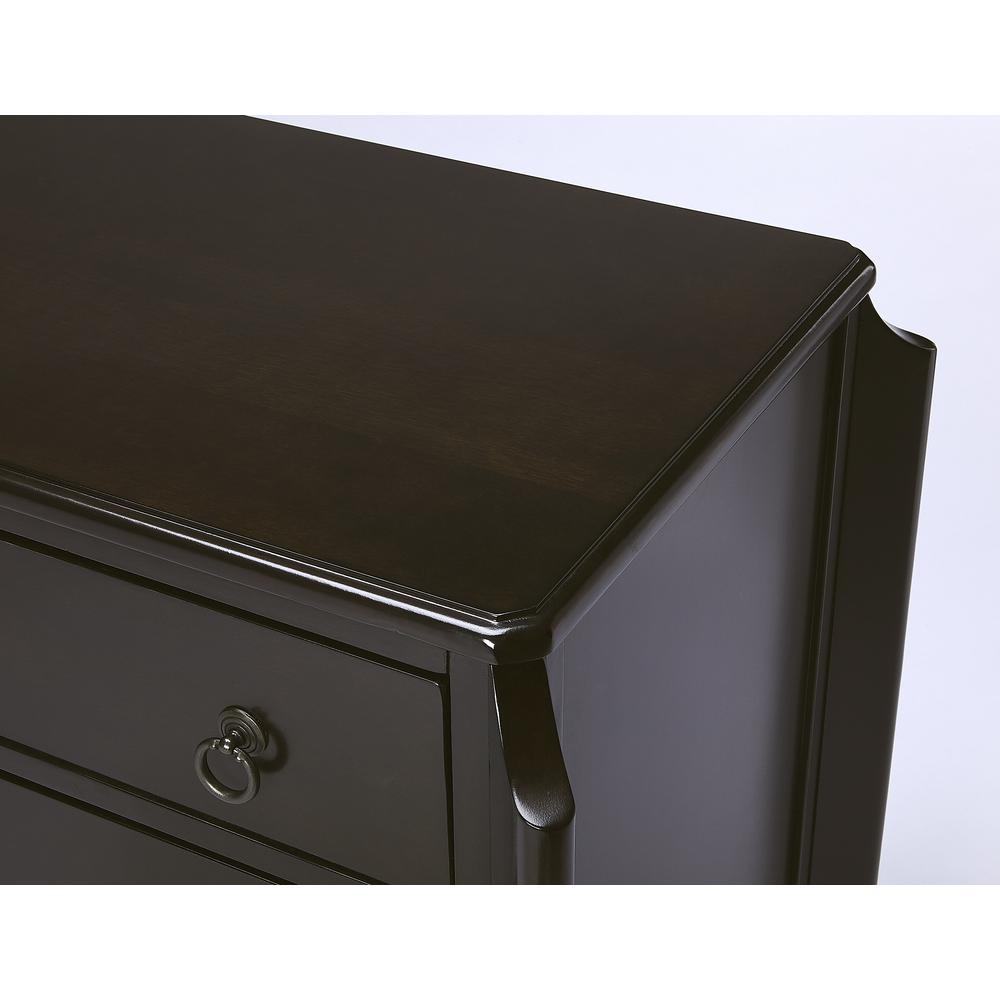 Company Wilshire 3 Drawer Chest, Dark Brown. Picture 6