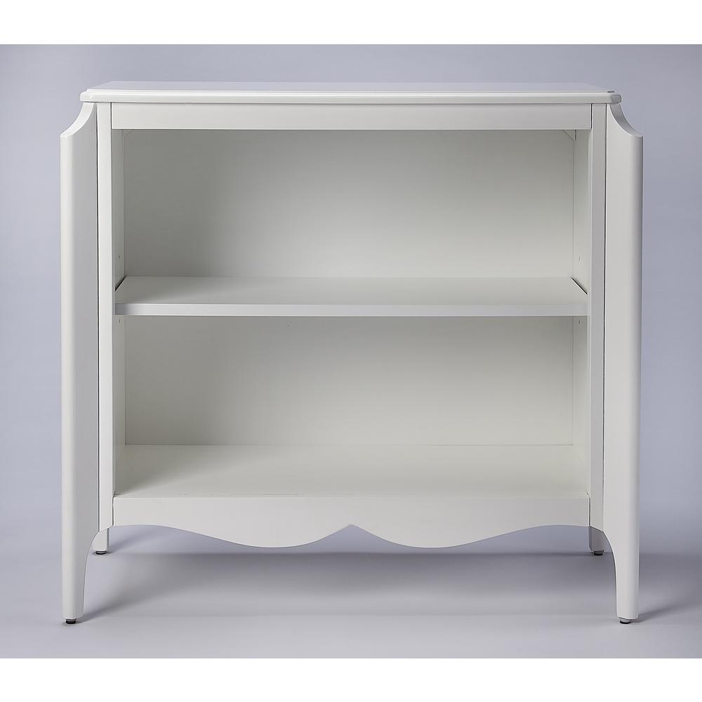Company Wilshire 2 Shelf 28"W Bookcase, White. Picture 2