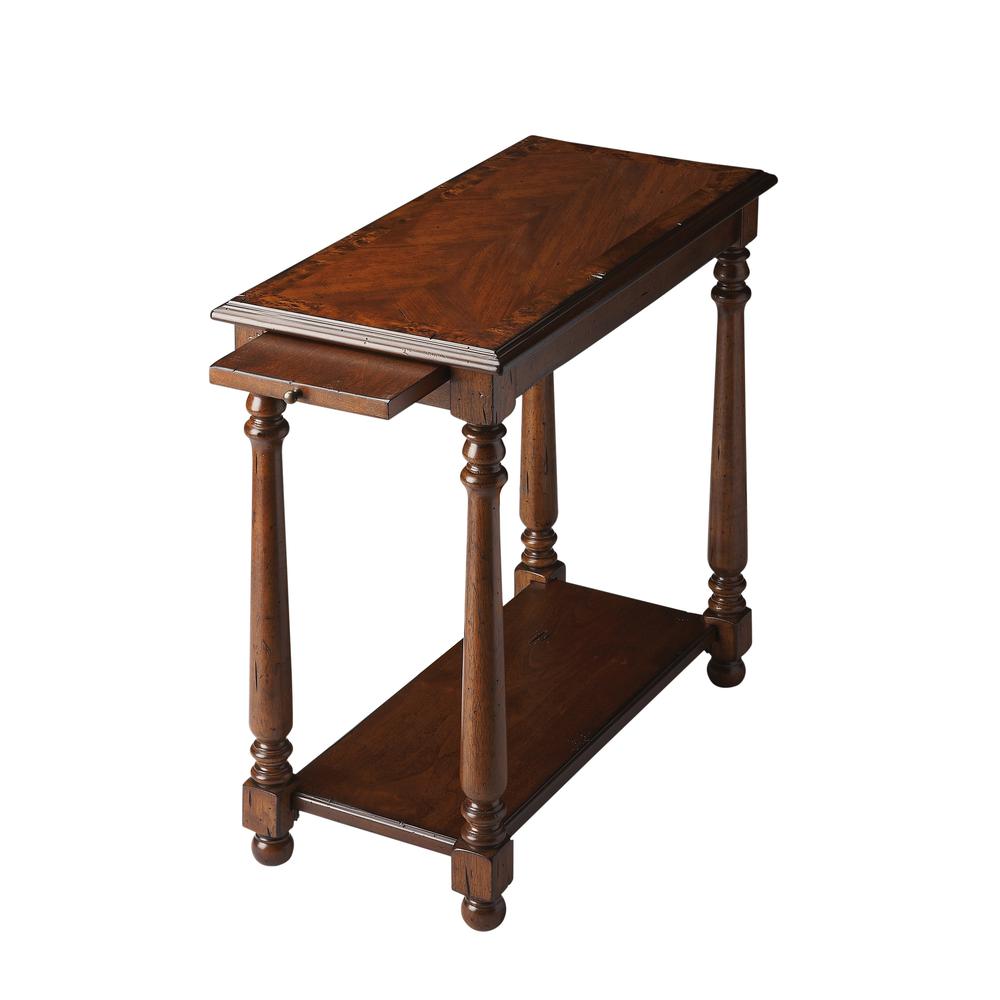Company Devane CastleWood Side Table, Medium Brown. Picture 1