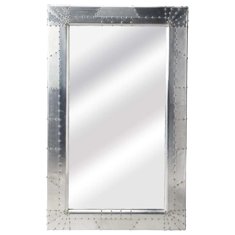 Company Midway Aviator Wall Mirror, Silver. Picture 1