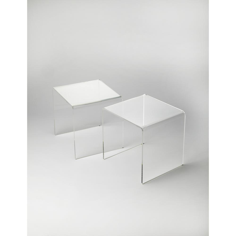 Crystal Clear Acrylic Bunching Table. Picture 2
