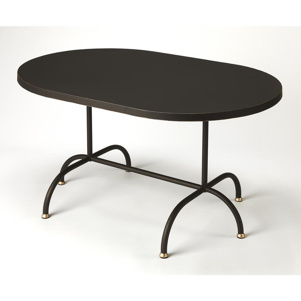 Cleo Black Gold Coffee Table. Picture 1