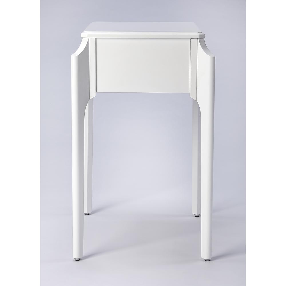 Butler Wilshire Glossy White  Nightstand. Picture 2
