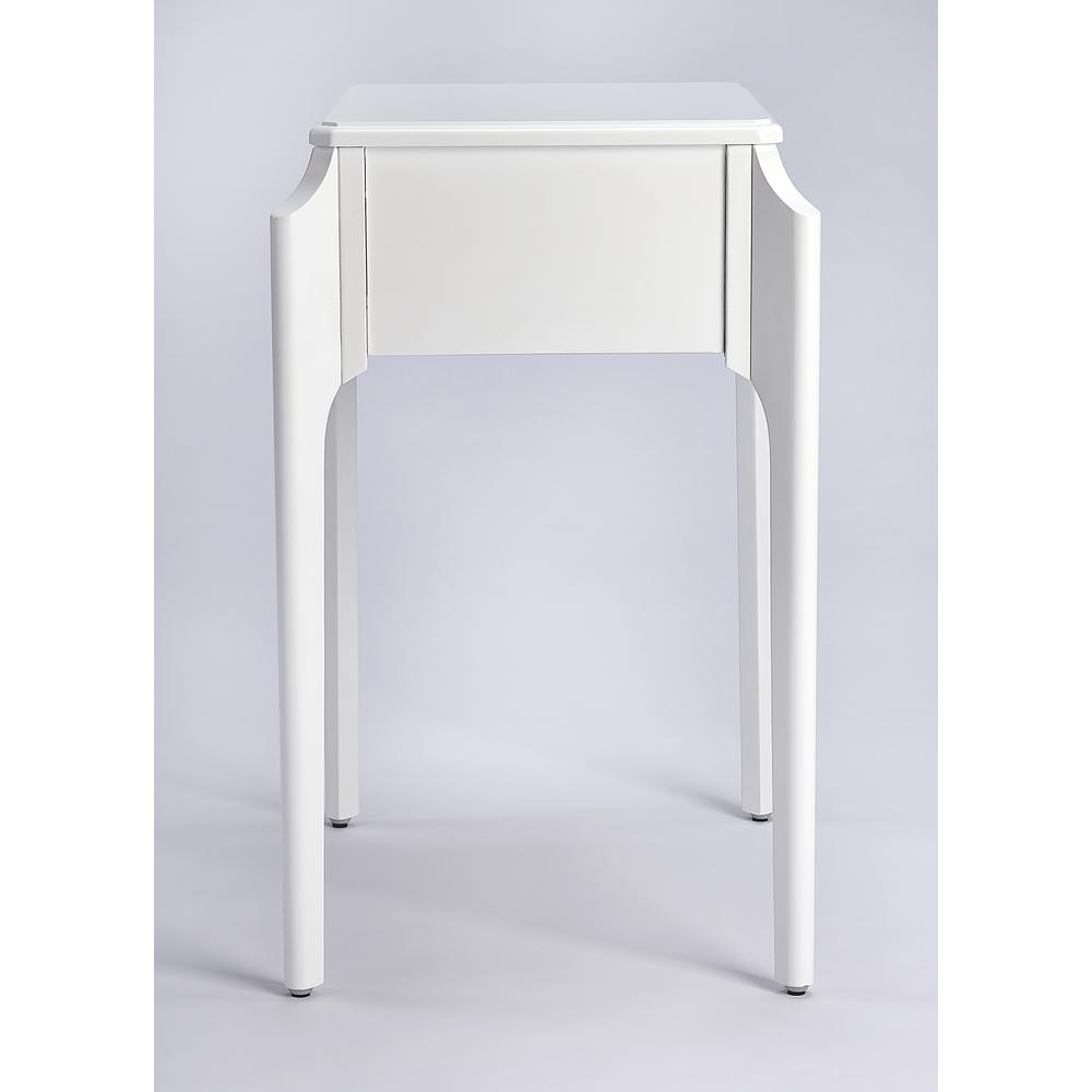 Butler Wilshire Glossy White  Nightstand. Picture 3