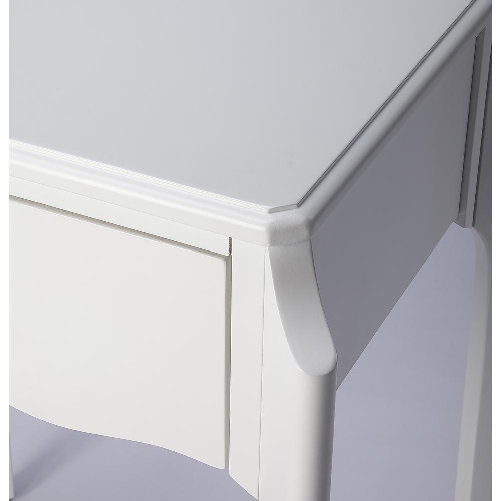 Butler Wilshire Glossy White  Nightstand. Picture 4