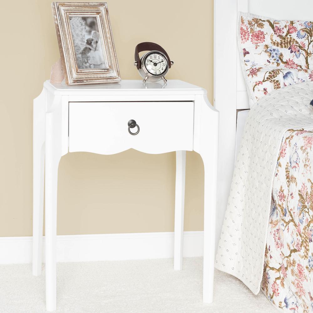 Company Wilshire  Nightstand, White. Picture 8