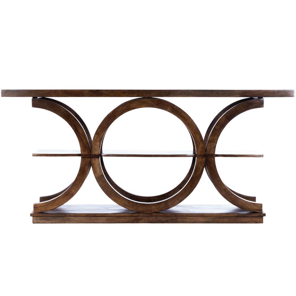 Company Stowe Rustic Console Table, Medium Brown. Picture 2