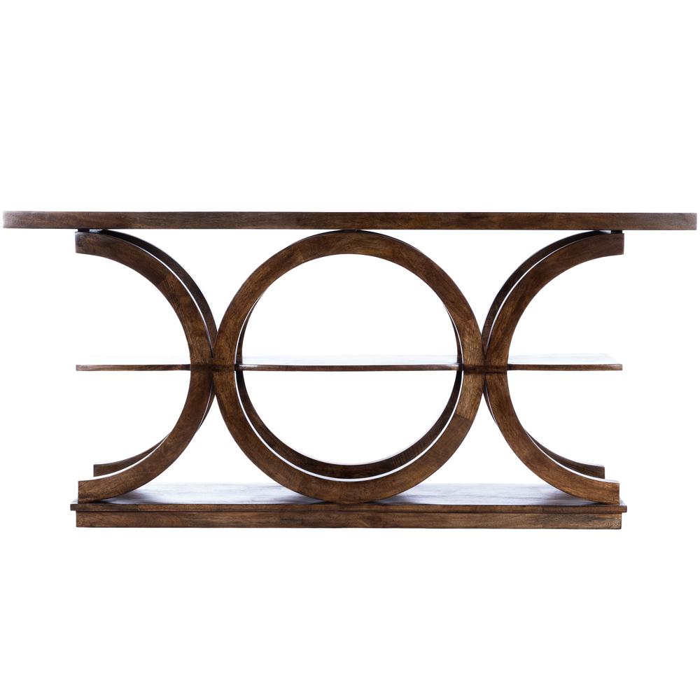 Company Stowe Rustic Console Table, Medium Brown. Picture 4