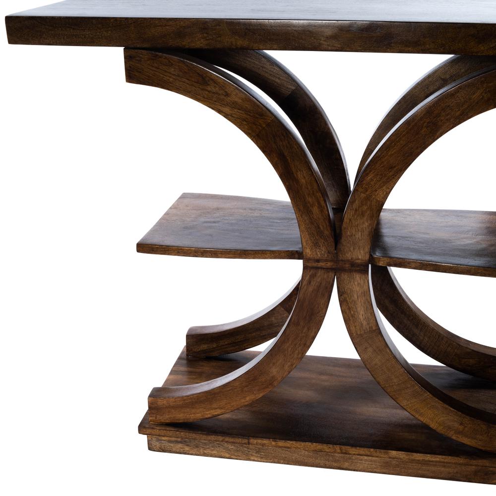 Company Stowe Rustic Console Table, Medium Brown. Picture 7