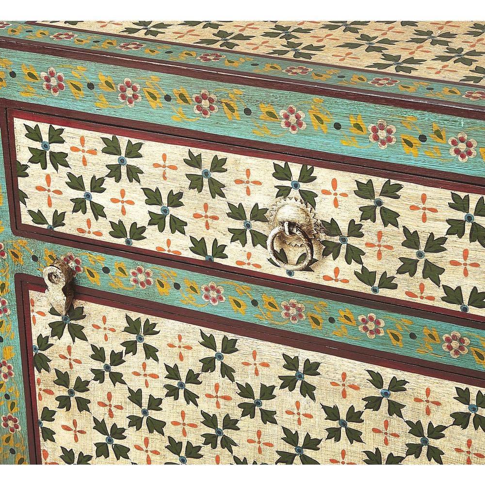 Company Perna Hand Painted Chest, Multi-Color. Picture 7