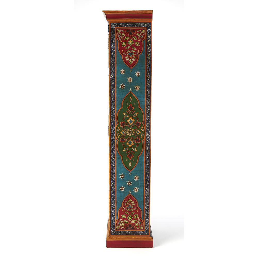 Company Amir Hand Painted Tall Cabinet, Multi-Color. Picture 4