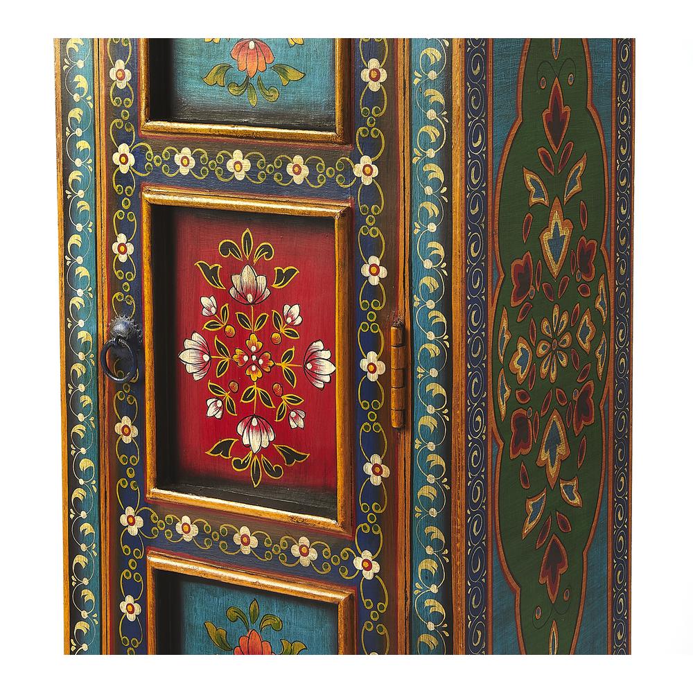 Butler Amir Hand Painted Tall Cabinet. Picture 5