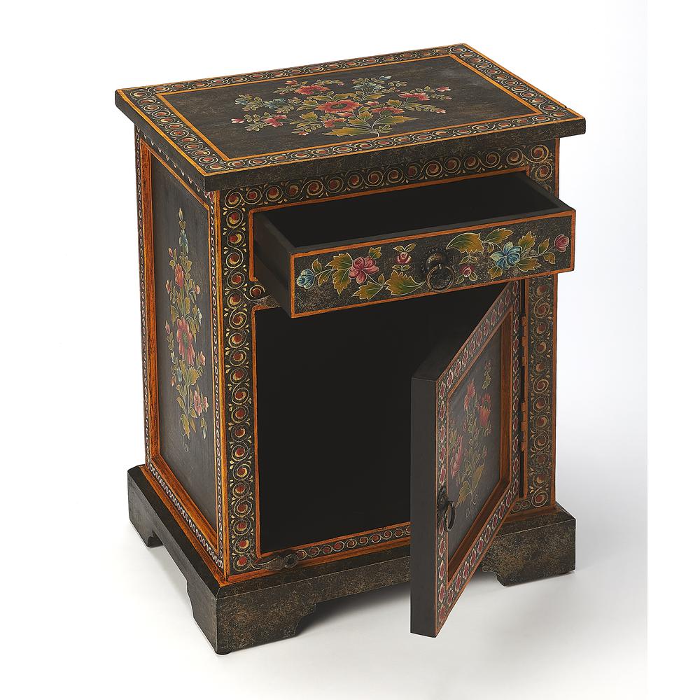 Company Bihar Hand Painted Chest, Multi-Color. Picture 2