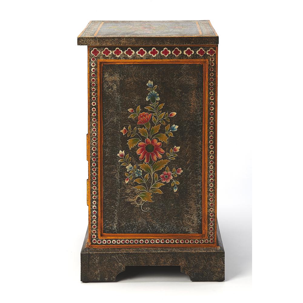 Company Bihar Hand Painted Chest, Multi-Color. Picture 4