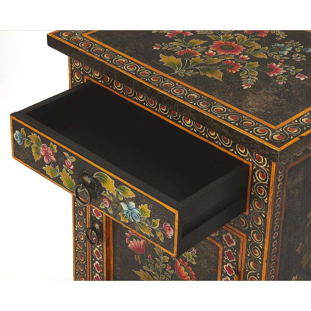 Company Bihar Hand Painted Chest, Multi-Color. Picture 6