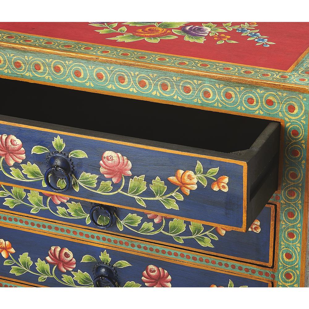 Company Zara Hand Painted Chest, Multi-Color. Picture 6