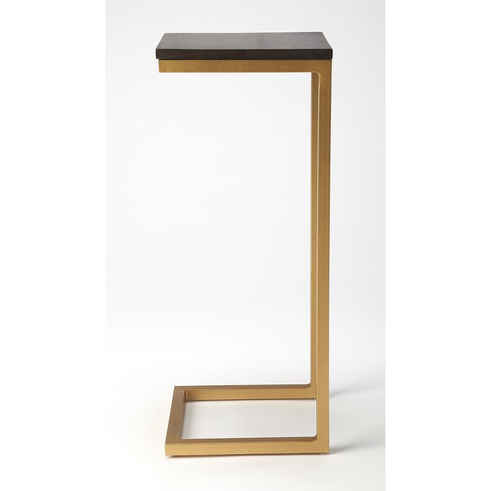 Butler Kilmer Wood & Metal Accent Table. Picture 3