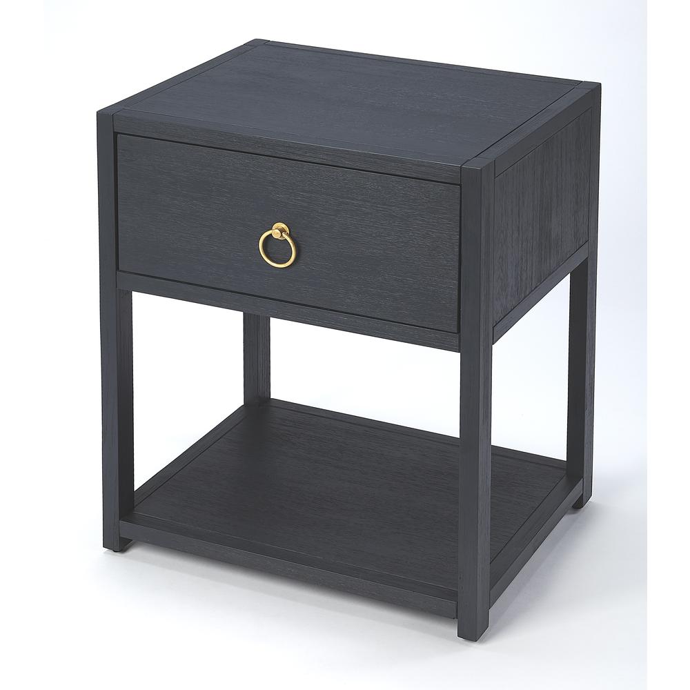 Company Lark  End Table, Navy Blue. Picture 1