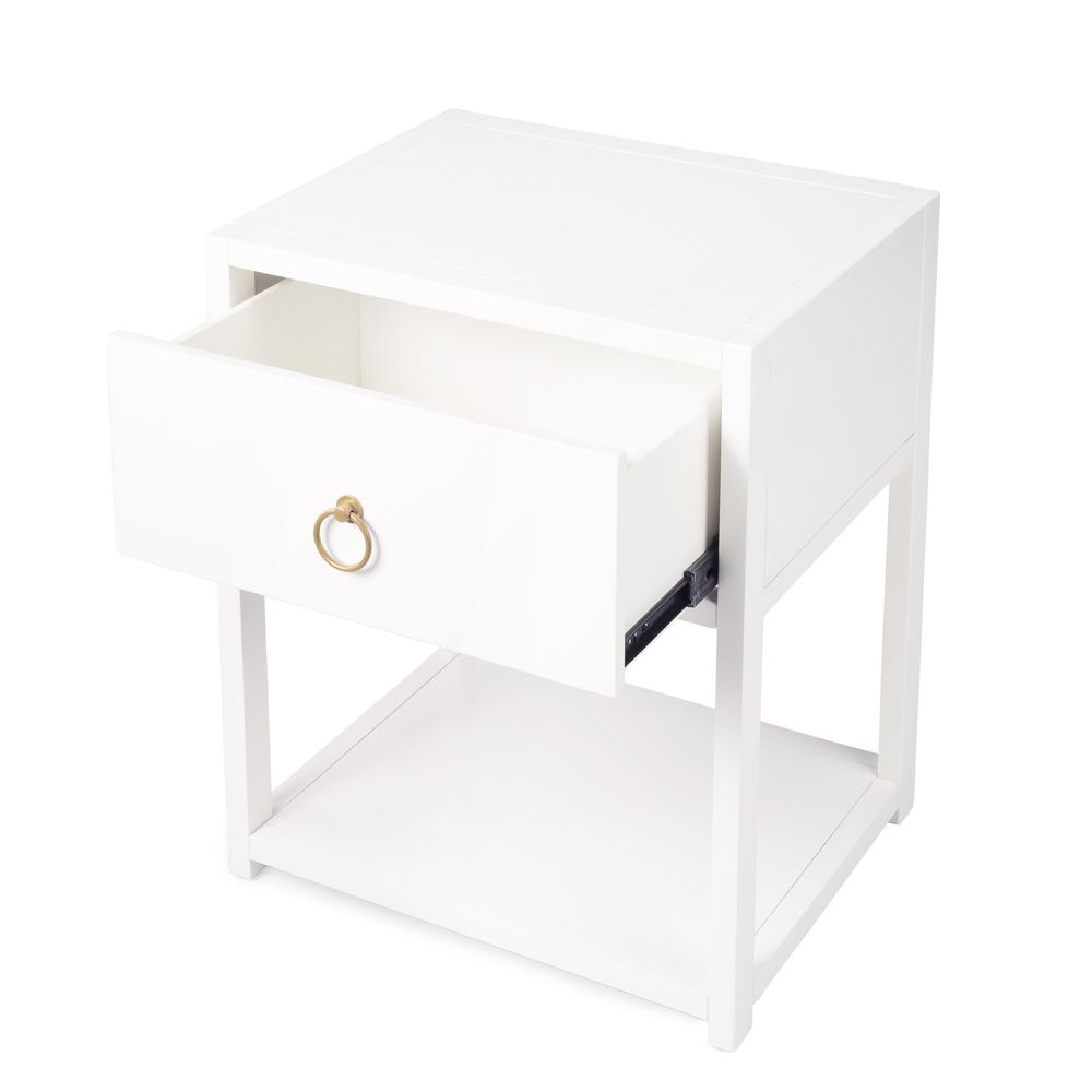Company Lark End Table, White. Picture 5