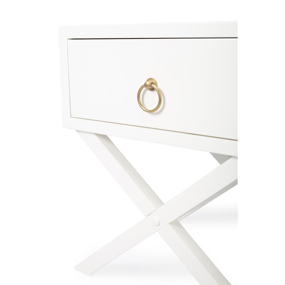 Company Lark End Table, White. Picture 3