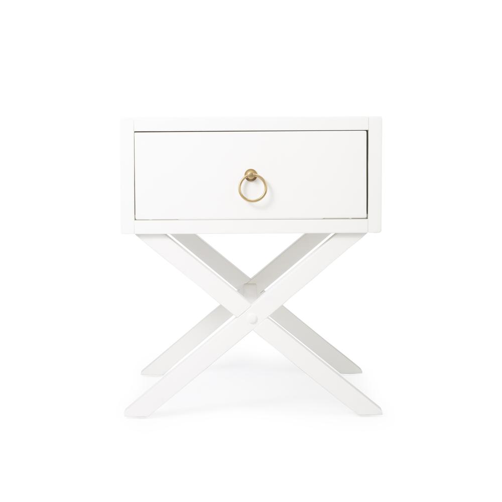 Company Lark End Table, White. Picture 5