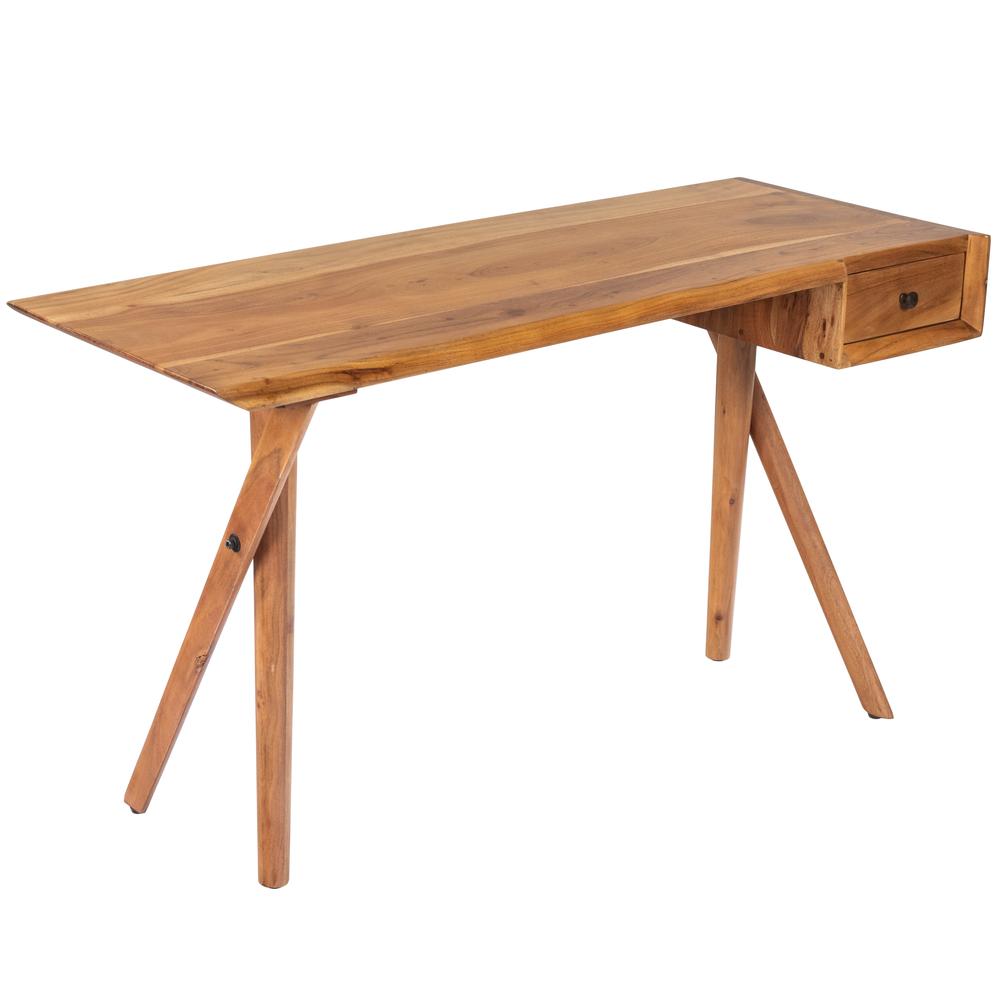 Vikky Natural Wood Desk. Picture 3