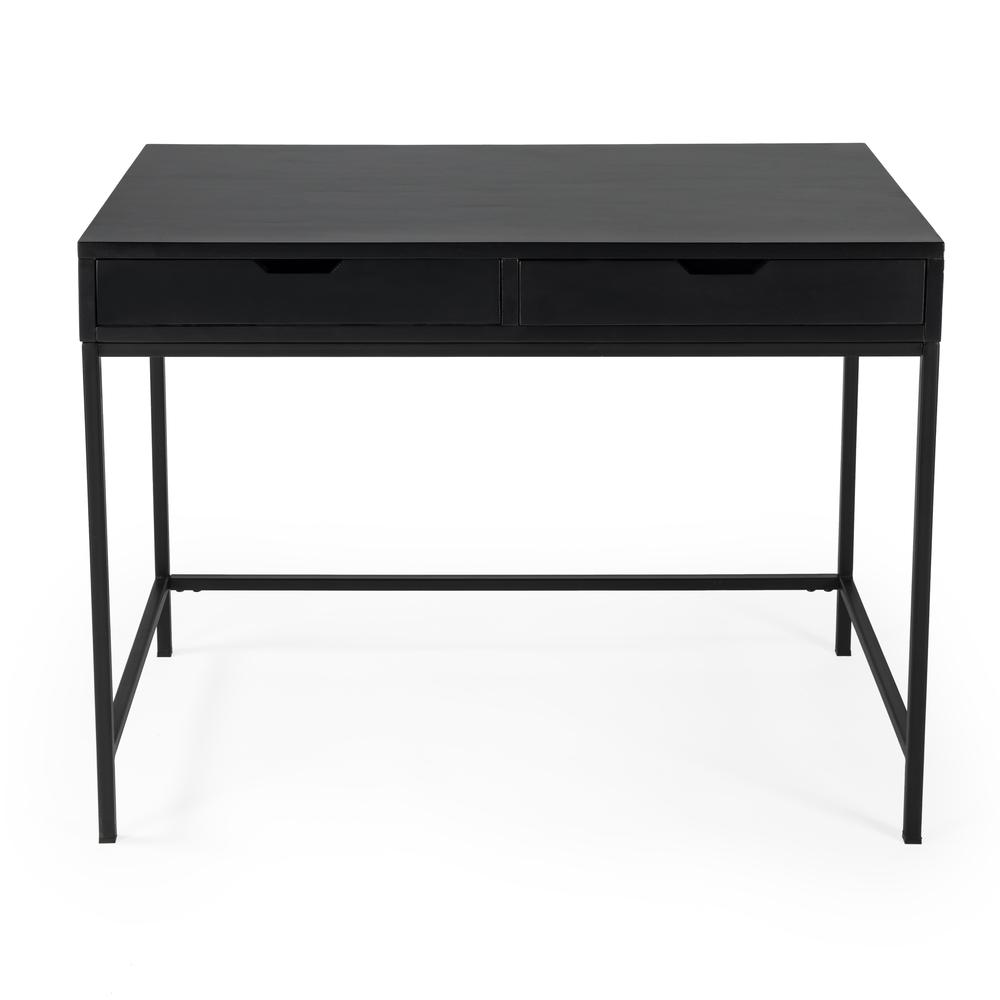 Belka Black  Desk with Drawers. Picture 3