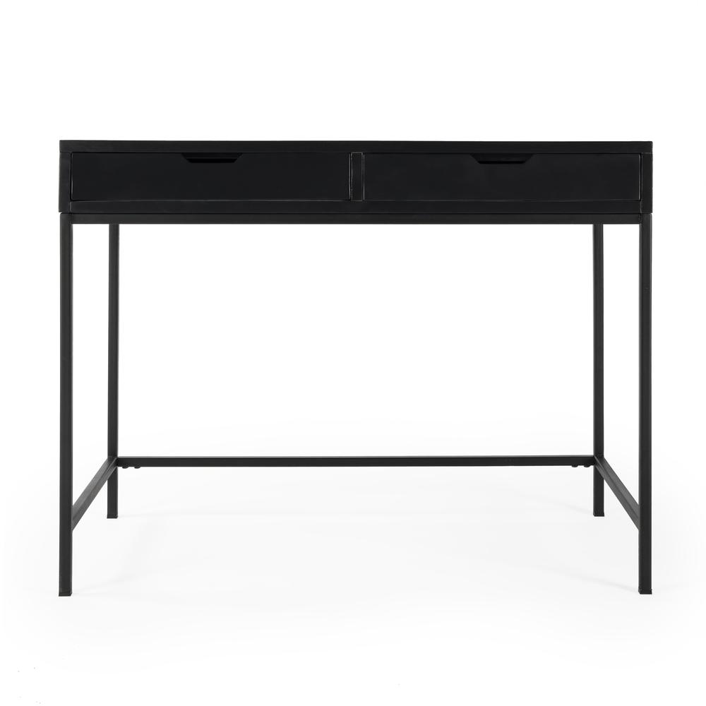 Belka Black  Desk with Drawers. Picture 4