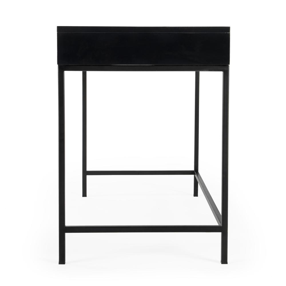 Belka Black  Desk with Drawers. Picture 5