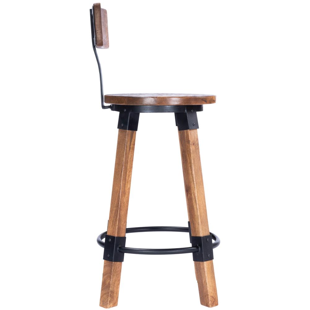 Masterson Wood & Metal Counter Stool. Picture 2