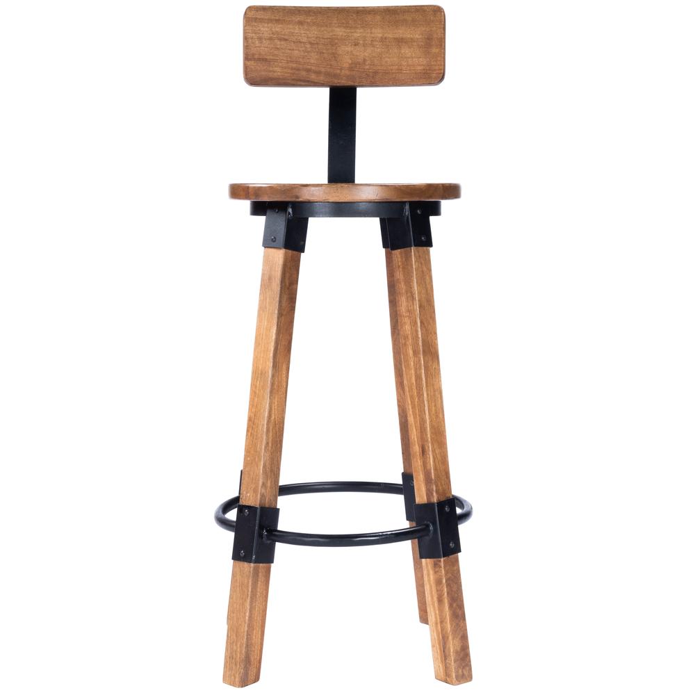 Masterson Wood & Metal Bar Stool. Picture 2