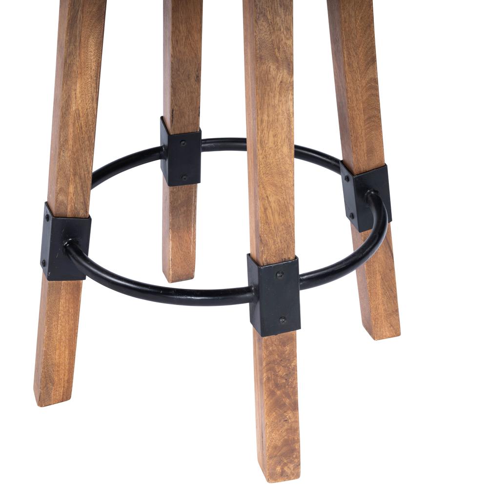 Masterson Wood & Metal Bar Stool. Picture 6