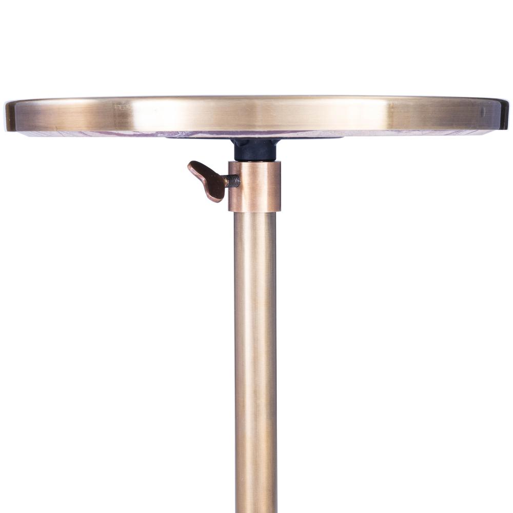 Company Mash Metal & Marble Side Table, Gold. Picture 8