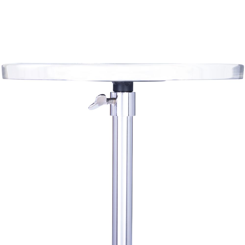 Company Sash Metal & Marble Side Table, Silver. Picture 8