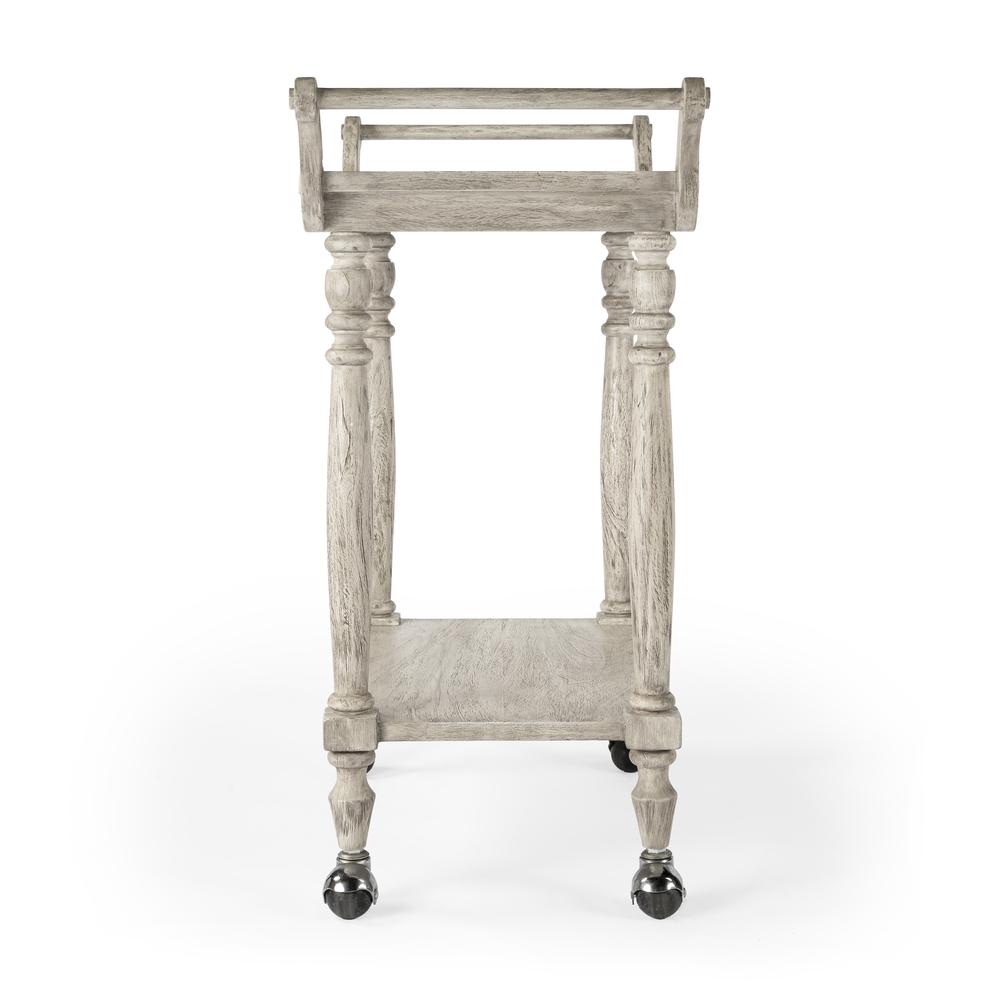 Company Danielle Marble Bar Cart, Gray. Picture 4